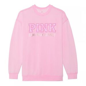 Loveshack fancy X Pink crewneck brand new with tags